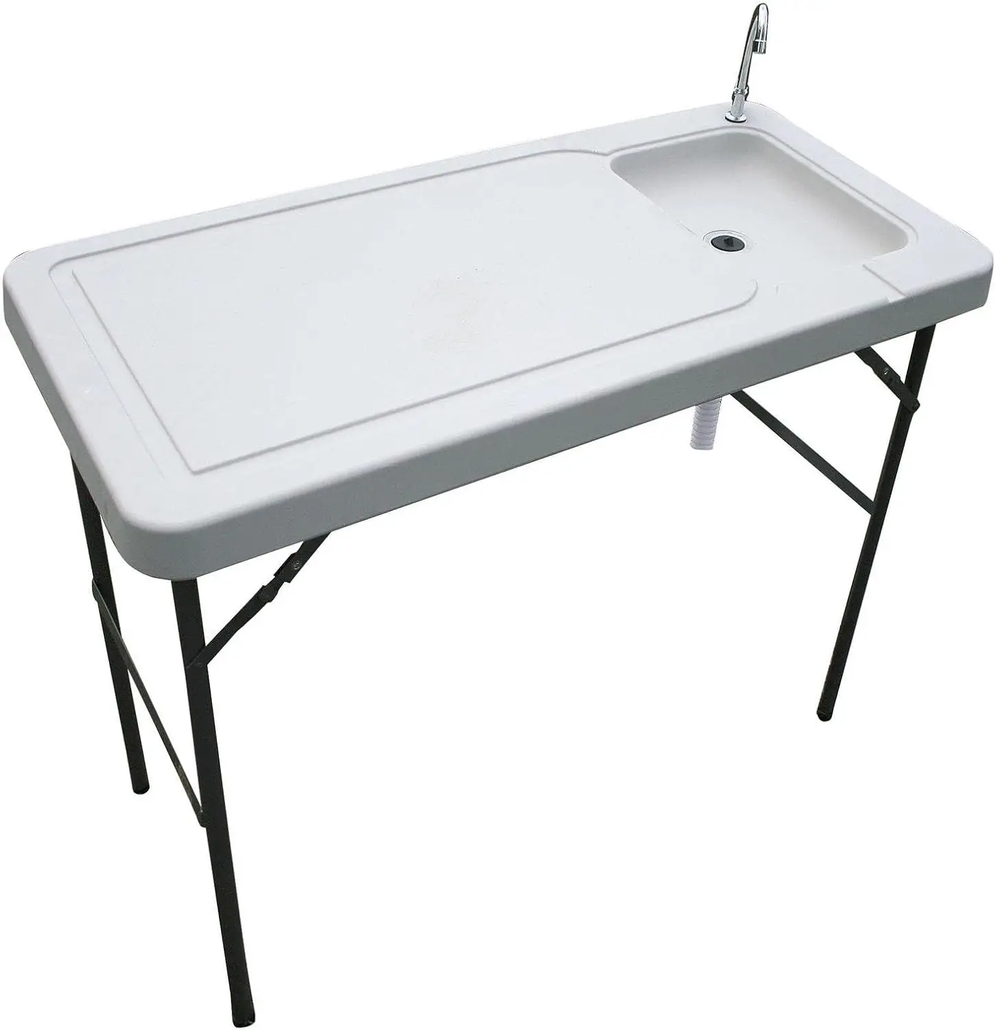 Durable Portable Fish Cutting Table with Sink Faucet - Perfect for Camping, Fishing, and Outdoor Garden Use
Durable Portable Fish Cutting Table with Sink Faucet - Perfect for Camping, Fishing, and Outdoor Garden Use