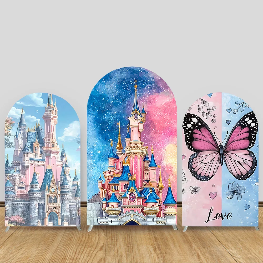 Princess Castle Blue Arch Backdrop Cover Pink Castle Kids Birthday Baby Shower Party Photography Background Wall Decoration
Princess Castle Blue Arch Backdrop Cover Pink Castle Kids Birthday Baby Shower Party Photography Background Wall Decoration