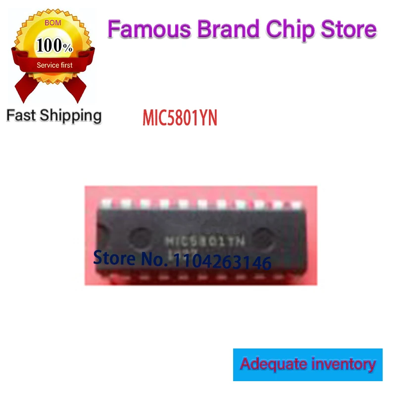 5PCS/LOT Original MIC5801YN MIC5801 DIP22 In Stock
5PCS/LOT Original MIC5801YN MIC5801 DIP22 In Stock
