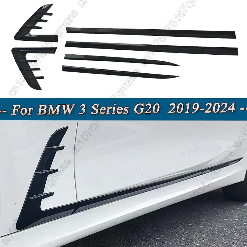 6 шт. черные 3D наклейки на боковую полоску на дверь для BMW 3 серии G20 2019-2024, автомобильный воздушный поток, крыло, вентиляционная отделка, боковое крыло, аксессуары
6 шт. черные 3D наклейки на боковую полоску на дверь для BMW 3 серии G20 2019-2024, автомобильный воздушный поток, крыло, вентиляционная отделка, боковое крыло, аксессуары