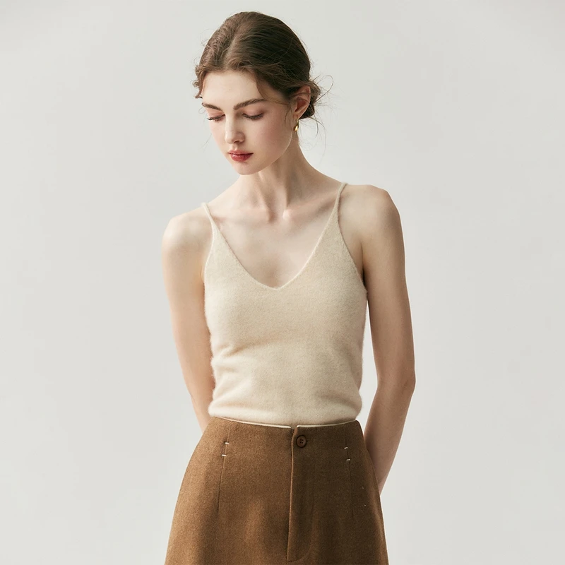 MEELEX женский 100% кашемировый камзол с v-образным вырезом, однотонный вязаный жилет, сексуальный свитер, классическое мягкое кашемировое нижнее белье, топы
MEELEX женский 100% кашемировый камзол с v-образным вырезом, однотонный вязаный жилет, сексуальный свитер, классическое мягкое кашемировое нижнее белье, топы