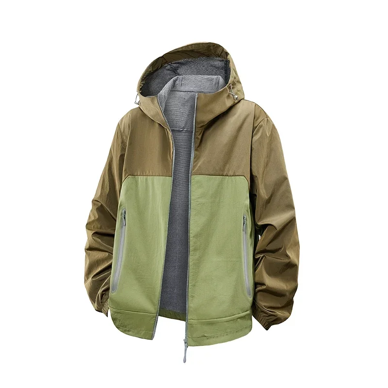Модная мужская уличная куртка, модная повседневная ветровка с капюшоном, подходящая для езды на горном велосипеде, альпинизма, путешествий, кемпинга
Модная мужская уличная куртка, модная повседневная ветровка с капюшоном, подходящая для езды на горном велосипеде, альпинизма, путешествий, кемпинга
