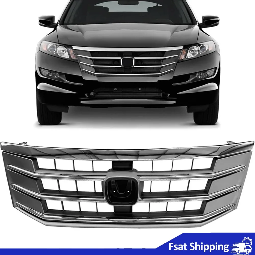For 2010 2011 2012 Honda Crosstour EX EX-L Front Bumper Mesh Grille W/Chrome1pc
For 2010 2011 2012 Honda Crosstour EX EX-L Front Bumper Mesh Grille W/Chrome1pc