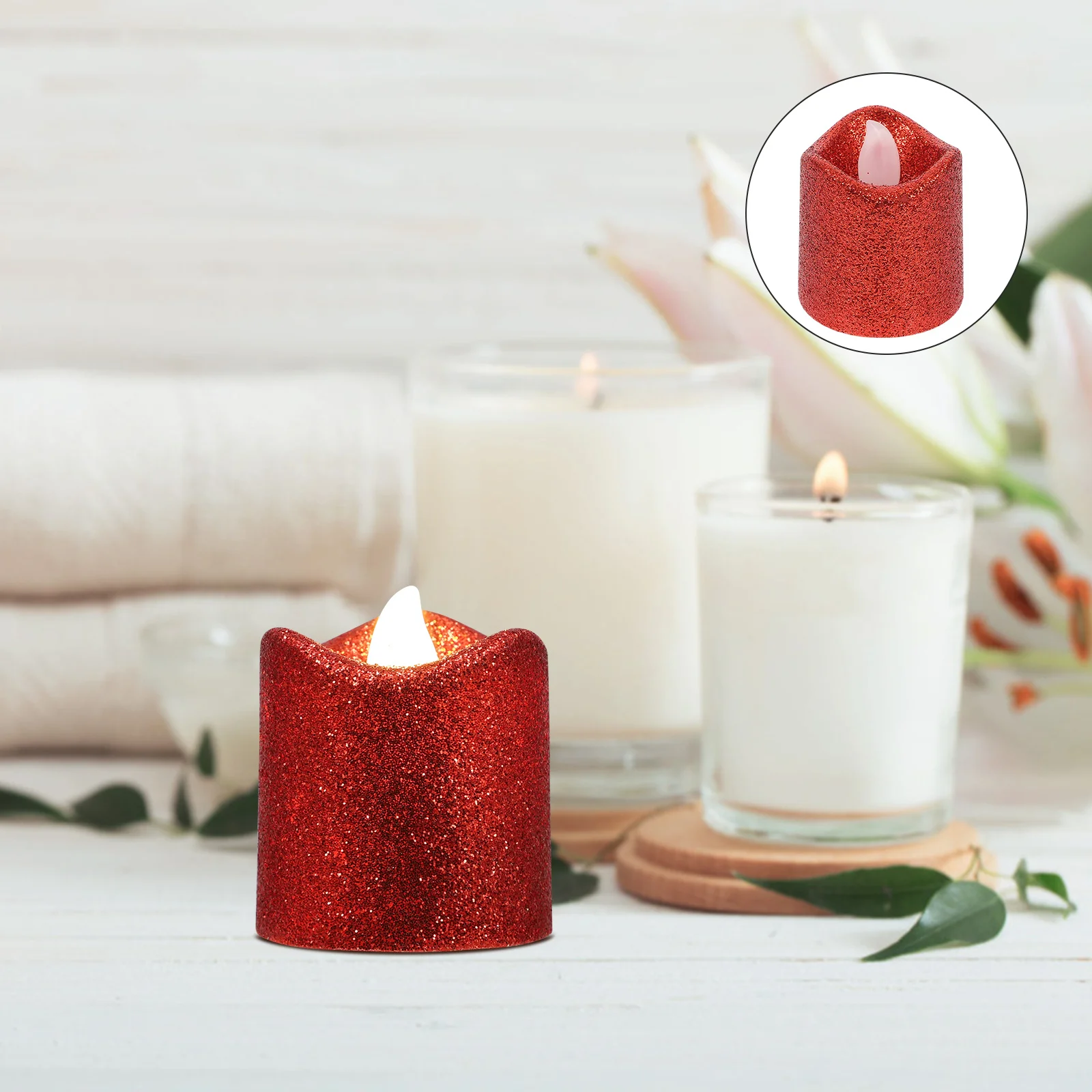 24Pcs Flameless LED Electric Lamps Simulation Small Decorative Lights for Wedding Anniversary Party Home Atmosphere
24Pcs Flameless LED Electric Lamps Simulation Small Decorative Lights for Wedding Anniversary Party Home Atmosphere