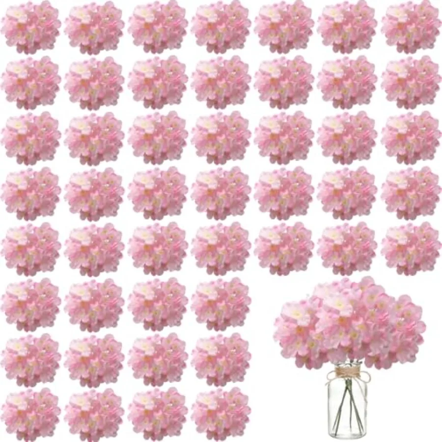 100PCS Artificial Hydrangea Flowers, Fake Flowers Silk Hydrangea Full Flowers Heads with Stems for Wedding Home Party Shop Baby
100PCS Artificial Hydrangea Flowers, Fake Flowers Silk Hydrangea Full Flowers Heads with Stems for Wedding Home Party Shop Baby