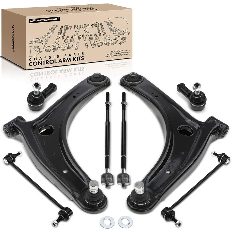 A-Premium Set of 8, Front Lower Control Arm, Sway Bar Link, Inner Outer Tie Rod End, Compatible with Outlander 2007-2013, Lance
A-Premium Set of 8, Front Lower Control Arm, Sway Bar Link, Inner Outer Tie Rod End, Compatible with Outlander 2007-2013, Lance