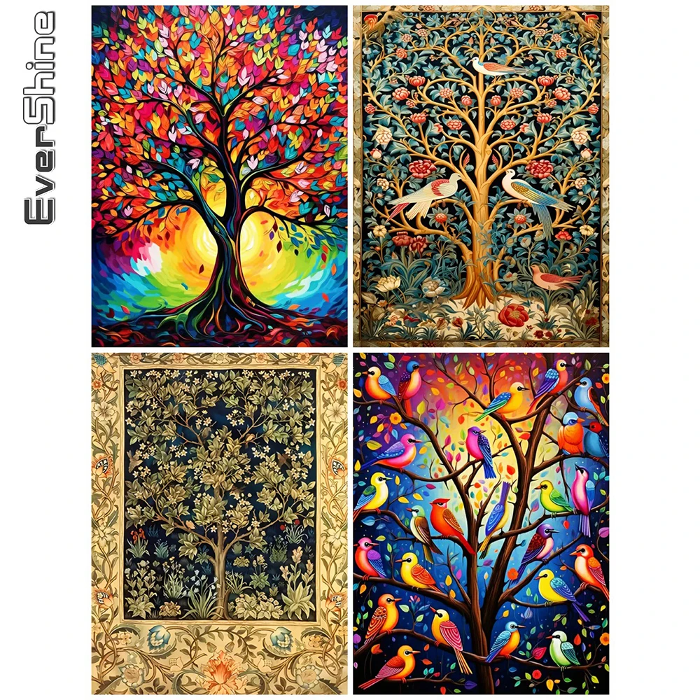EverShine Full Round Drill Diamond Embroidery Tree Crafts Kit Adult Painting Scenery Rhinestone Pictures Mosaic Bird Home Decor
EverShine Full Round Drill Diamond Embroidery Tree Crafts Kit Adult Painting Scenery Rhinestone Pictures Mosaic Bird Home Decor