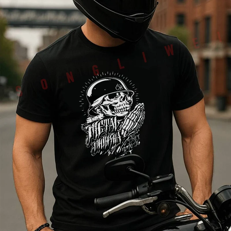 Mulisha Motocross Metal Print Men's T-shirt Summer Cotton Short Sleeved Casual TShirt O-Neck Unisex Tops
Mulisha Motocross Metal Print Men's T-shirt Summer Cotton Short Sleeved Casual TShirt O-Neck Unisex Tops