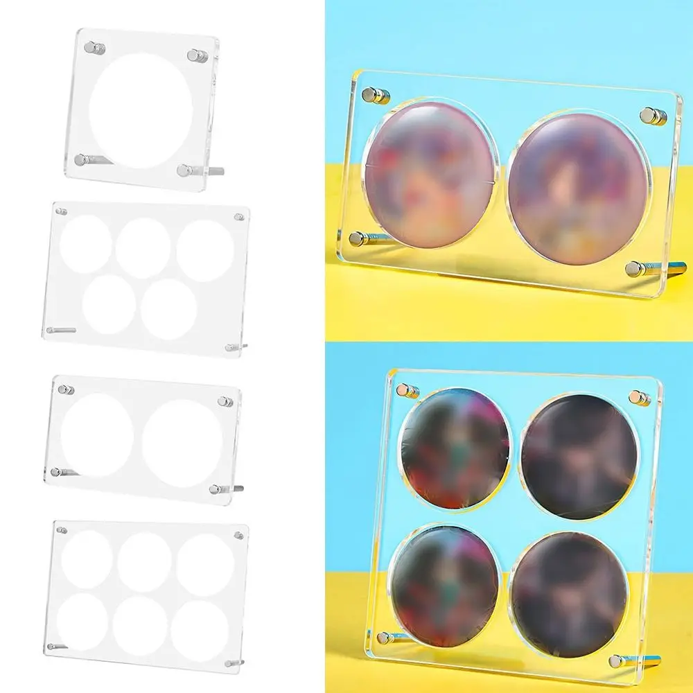 Acrylic Badge Display Stand Holder Transparent Dustproof Badge Protective Cover 58/75mm Anime Badge Frame
Acrylic Badge Display Stand Holder Transparent Dustproof Badge Protective Cover 58/75mm Anime Badge Frame