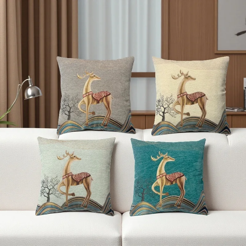 Deer Elk Pattern Chenille Pillow Cover Sofa Nap Cushion Cover Bedside Pillow Cozy Sleeping Throw Pillow Case For Home Sofa Bed
Deer Elk Pattern Chenille Pillow Cover Sofa Nap Cushion Cover Bedside Pillow Cozy Sleeping Throw Pillow Case For Home Sofa Bed