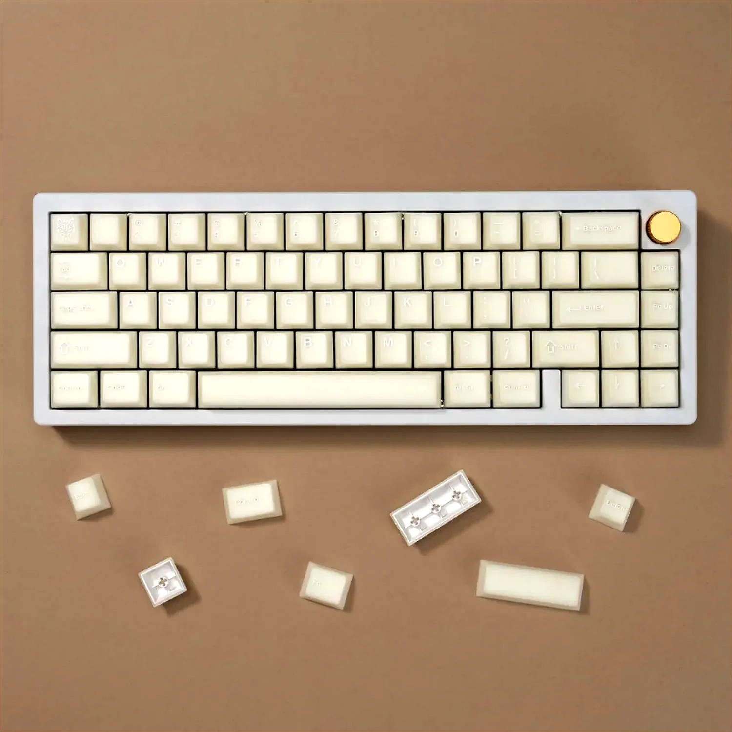 Alabaster Keycaps for GMK87 GMK81 GMK67 K617 M87 129 Keys OEM PBT Keycaps Backlit for Mx Profile Mechanical Keyboard Kit
Alabaster Keycaps for GMK87 GMK81 GMK67 K617 M87 129 Keys OEM PBT Keycaps Backlit for Mx Profile Mechanical Keyboard Kit