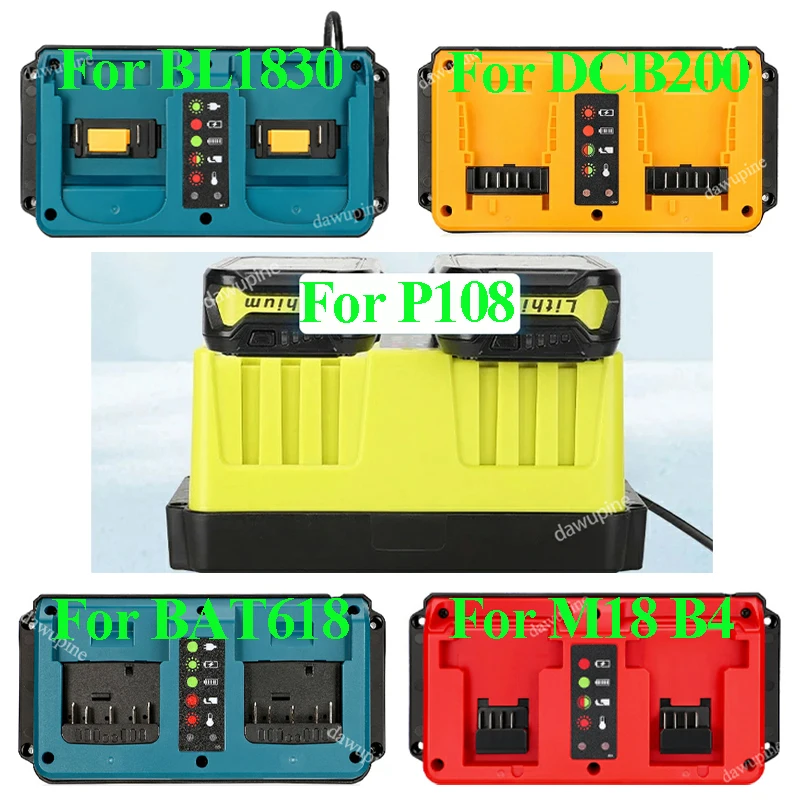 Power Tool Parts For Makita For DeWalt For Bosch For Milwaukee For M18 For Ryobi Lithium Battery Charger DC18RC DCB112 P118 P107
Power Tool Parts For Makita For DeWalt For Bosch For Milwaukee For M18 For Ryobi Lithium Battery Charger DC18RC DCB112 P118 P107