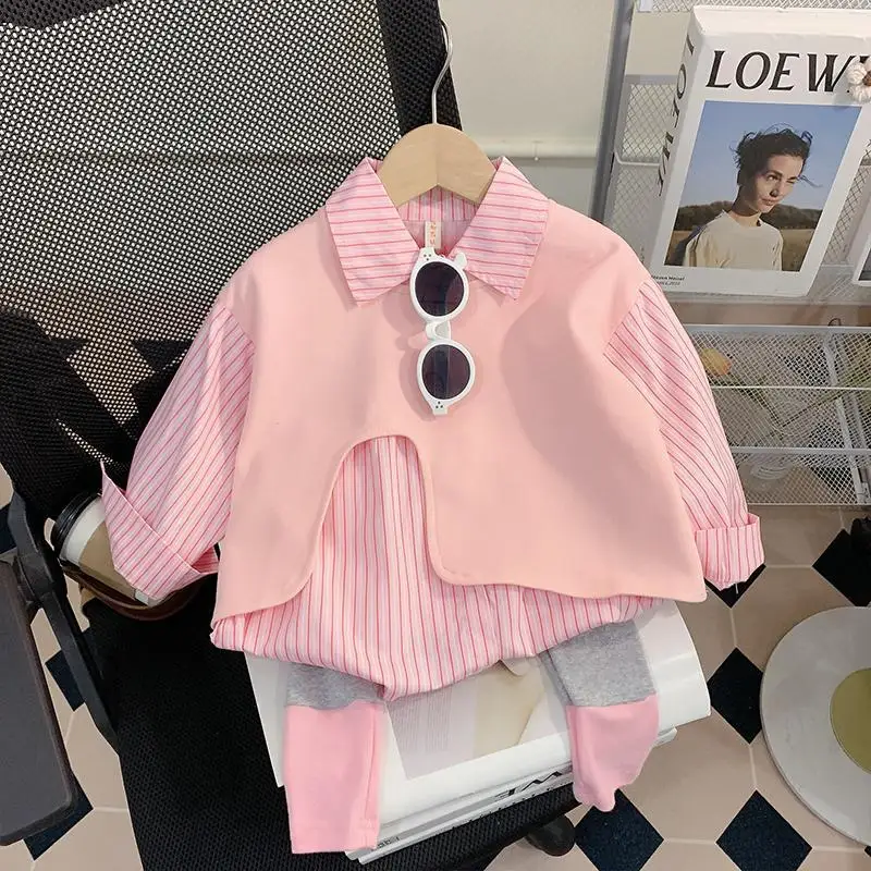Girls' autumn suit 2025 new children's shirt leggings baby two-piece suit fashionable autumn
Girls' autumn suit 2025 new children's shirt leggings baby two-piece suit fashionable autumn