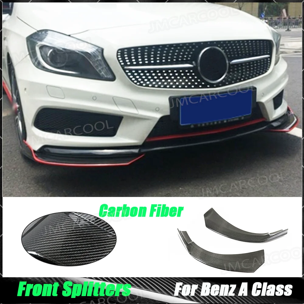 Carbon Fiber Front Lip Splitters Flaps Spoiler For Benz A Class W176 A180 A200 2013-2019 Front Bumper Splitter Lips
Carbon Fiber Front Lip Splitters Flaps Spoiler For Benz A Class W176 A180 A200 2013-2019 Front Bumper Splitter Lips