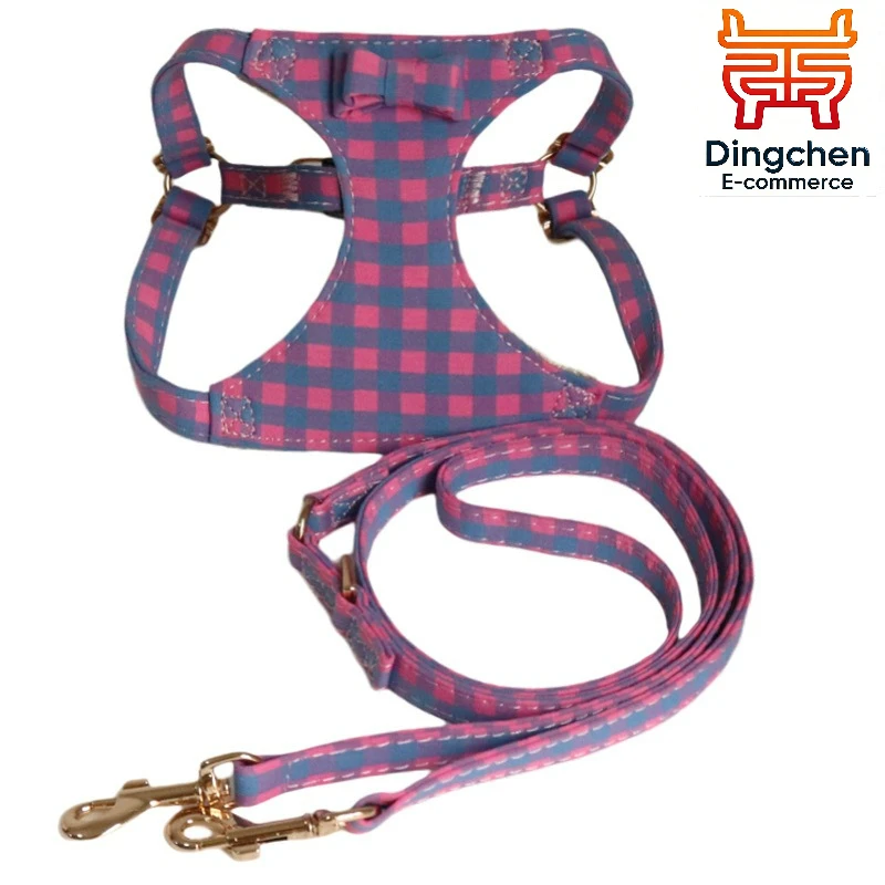 New Fashion Plaid Bowknot Pet Harness Set Adjustable Vest Chest Strap Outdoor Walking Accessories for Small Dogs Cats
New Fashion Plaid Bowknot Pet Harness Set Adjustable Vest Chest Strap Outdoor Walking Accessories for Small Dogs Cats