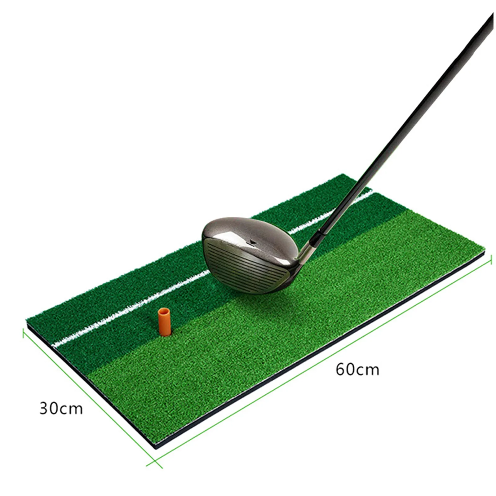 60*30cm Non-Slip Base Golf Practice Turf Mat Training Equipment with Marking lines for Indoor Outdoor Backyard
60*30cm Non-Slip Base Golf Practice Turf Mat Training Equipment with Marking lines for Indoor Outdoor Backyard