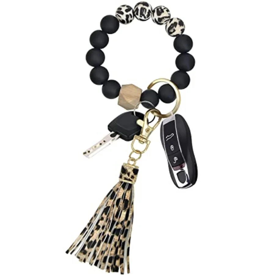 Key Chains Women for Car Key Ring Bracelet, Keychain Wristlet, Silicone Beaded Bangle Chains
Key Chains Women for Car Key Ring Bracelet, Keychain Wristlet, Silicone Beaded Bangle Chains