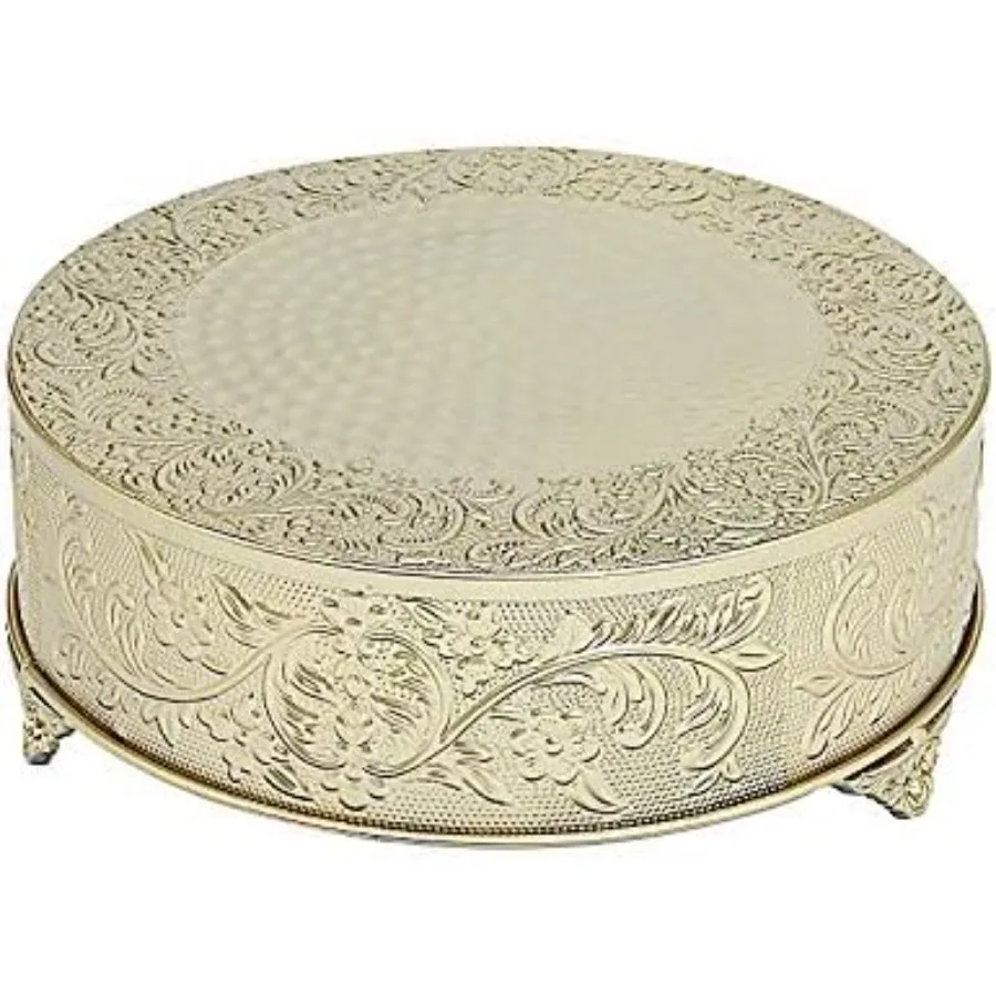 18-Inch Wide Gold Round Embossed Cake Stand Riser Wedding Birthday Party Dessert Display Pedestal Centerpiece Wholesale
18-Inch Wide Gold Round Embossed Cake Stand Riser Wedding Birthday Party Dessert Display Pedestal Centerpiece Wholesale