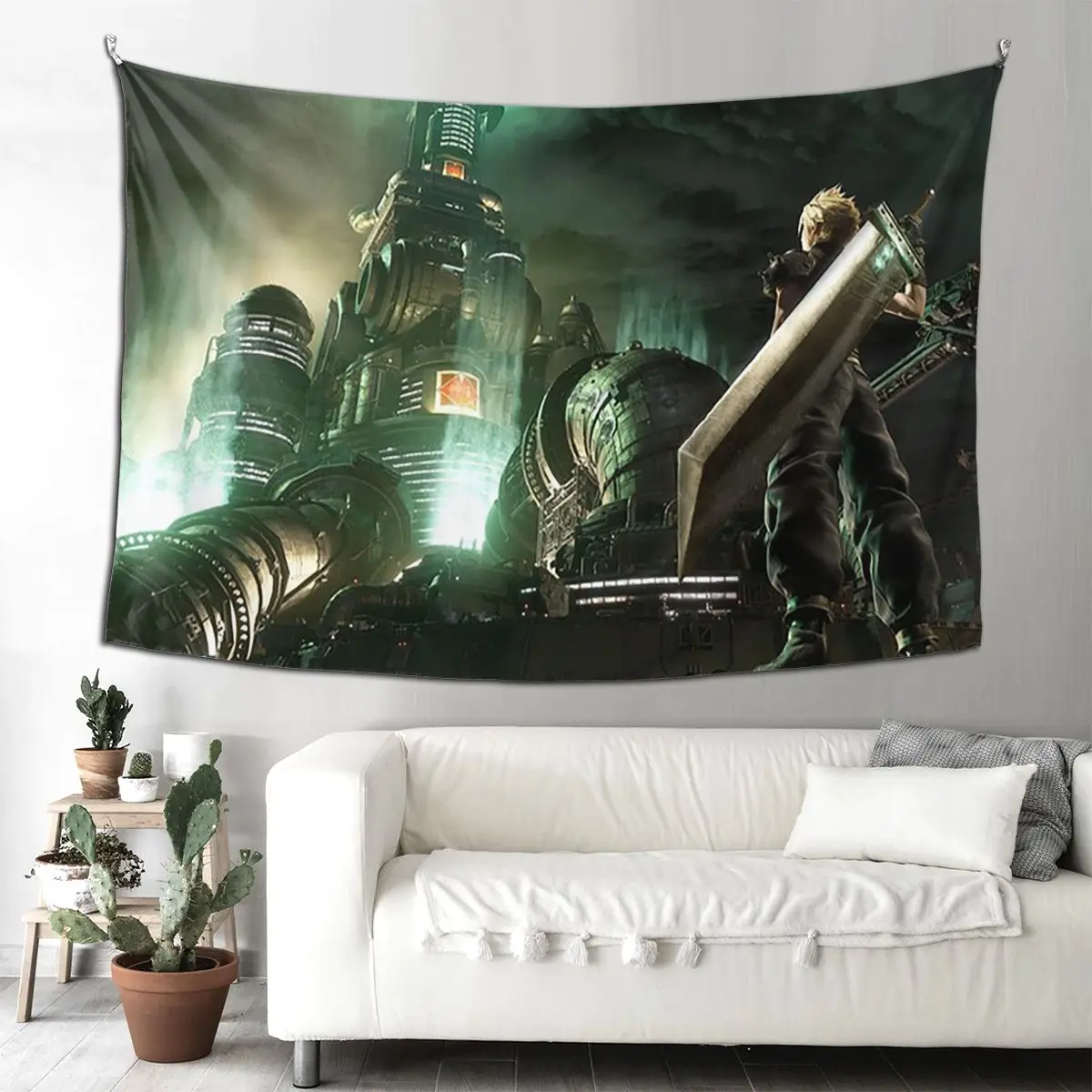 Cloud Strife VS ShinRa Tapestry Hippie Wall Hanging Aesthetic Home Decoration Tapestries for Living Room Bedroom Dorm Room
Cloud Strife VS ShinRa Tapestry Hippie Wall Hanging Aesthetic Home Decoration Tapestries for Living Room Bedroom Dorm Room