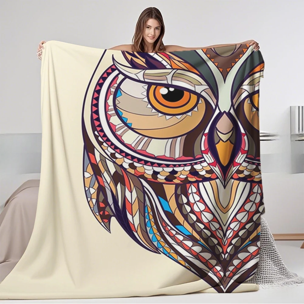 Art Deco Cold/warm Weather Flannel Blanket Ethnic Owl Hospitality Bedding Bedcover Wrinkle-resistant Blankets For Pets Campers
Art Deco Cold/warm Weather Flannel Blanket Ethnic Owl Hospitality Bedding Bedcover Wrinkle-resistant Blankets For Pets Campers
