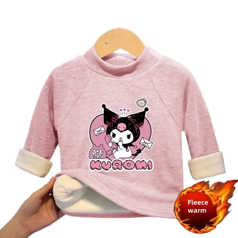 Sanrio Girls' Fleece Bottoming Shirt Kurome Cartoon Cute Winter All-in-One Fleece Thickened Inner Children's Warm Top Wholesale
Sanrio Girls' Fleece Bottoming Shirt Kurome Cartoon Cute Winter All-in-One Fleece Thickened Inner Children's Warm Top Wholesale