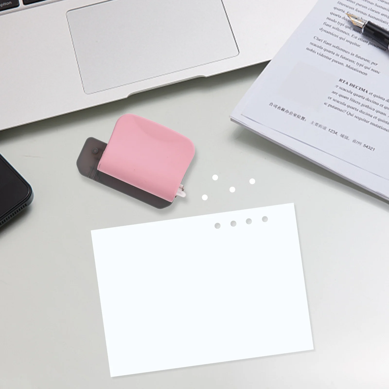 6 Hole Puncher Sturdy Craft Paper Punch Tool for Organizing Planners Journals Binders DIY Scrapbooking Portable Puncher
6 Hole Puncher Sturdy Craft Paper Punch Tool for Organizing Planners Journals Binders DIY Scrapbooking Portable Puncher