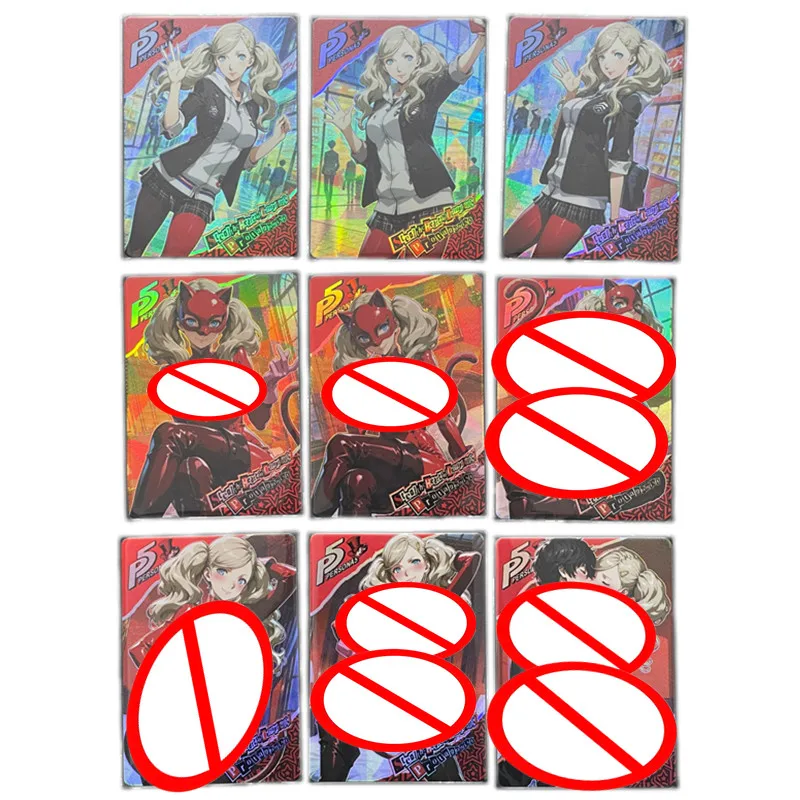 9pcs/set Sexy Card Game PERSONA Takamaki An Anime Nude Card ACG Goddess PC Adventure Battle Game Toy Gift Comic Collection Card
9pcs/set Sexy Card Game PERSONA Takamaki An Anime Nude Card ACG Goddess PC Adventure Battle Game Toy Gift Comic Collection Card