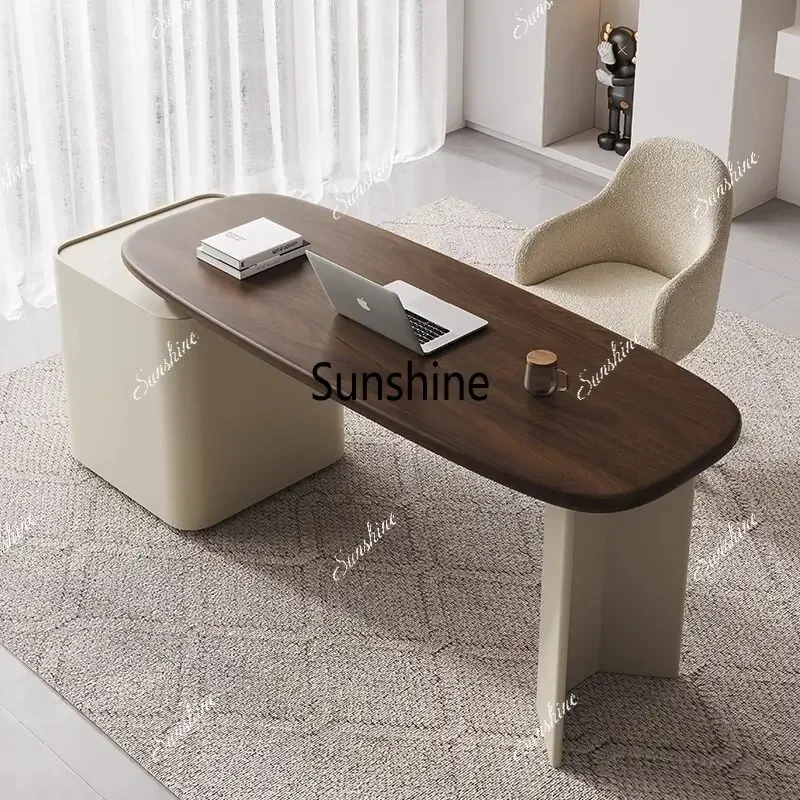 YCream style, Italian minimalist desk, modern high-end solid wood writing desk
YCream style, Italian minimalist desk, modern high-end solid wood writing desk
