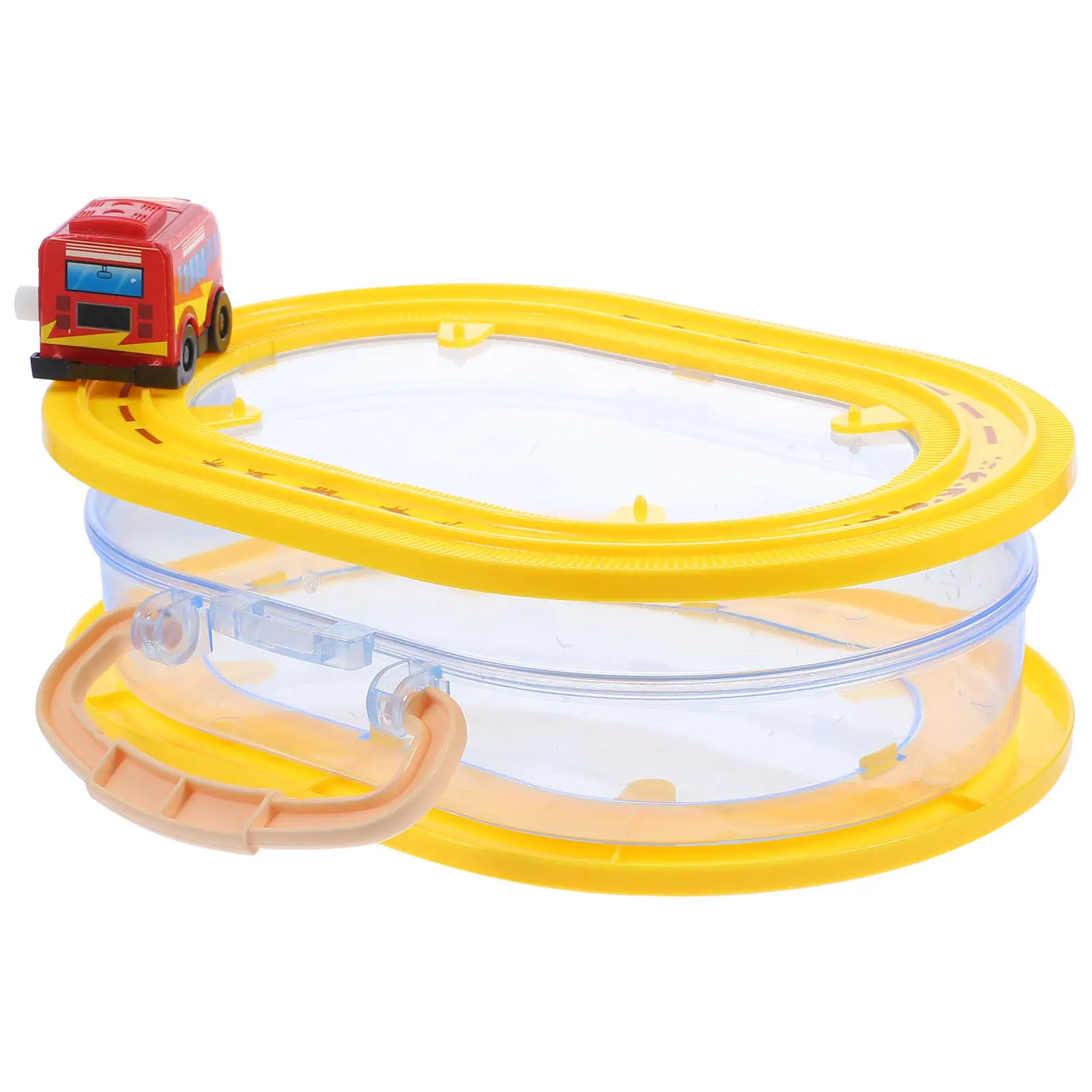 Wind-Up Car Storage Box with Unique Winding Mechanism Large Capacity Transparent Travel Case for Miniature Cars Playsets
Wind-Up Car Storage Box with Unique Winding Mechanism Large Capacity Transparent Travel Case for Miniature Cars Playsets
