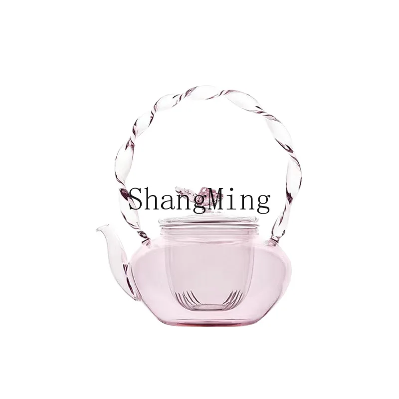 DSA glass pink butterfly button cover flower and grass lifting beam thickened heat-resistant glass boiling teapot handmade
DSA glass pink butterfly button cover flower and grass lifting beam thickened heat-resistant glass boiling teapot handmade
