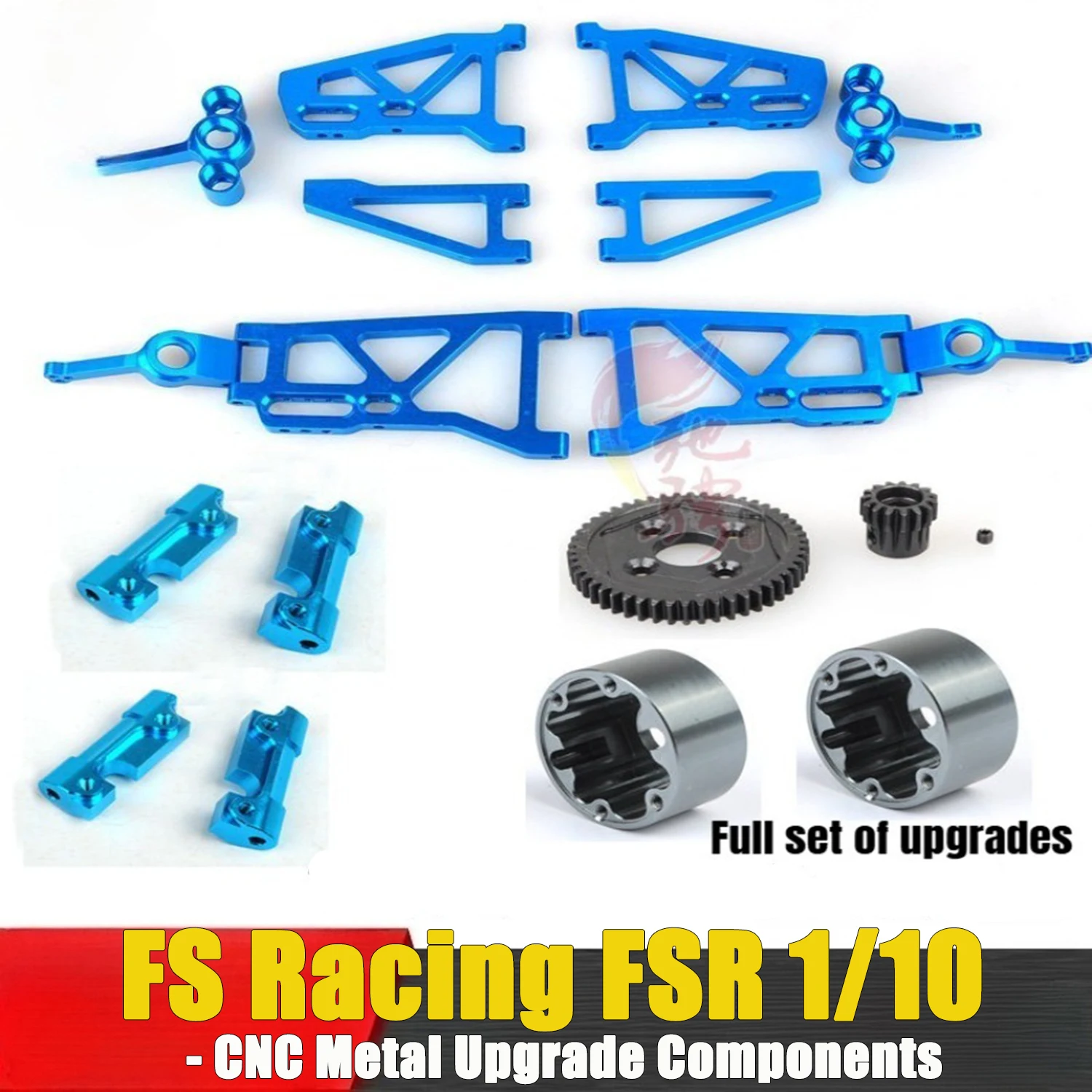 FS Racing FSR 1/10 RC Car Parts CNC Metal Upgrade Components OP Parts Complete Set of Upgrade Components Swing Arm Steering Seat
FS Racing FSR 1/10 RC Car Parts CNC Metal Upgrade Components OP Parts Complete Set of Upgrade Components Swing Arm Steering Seat