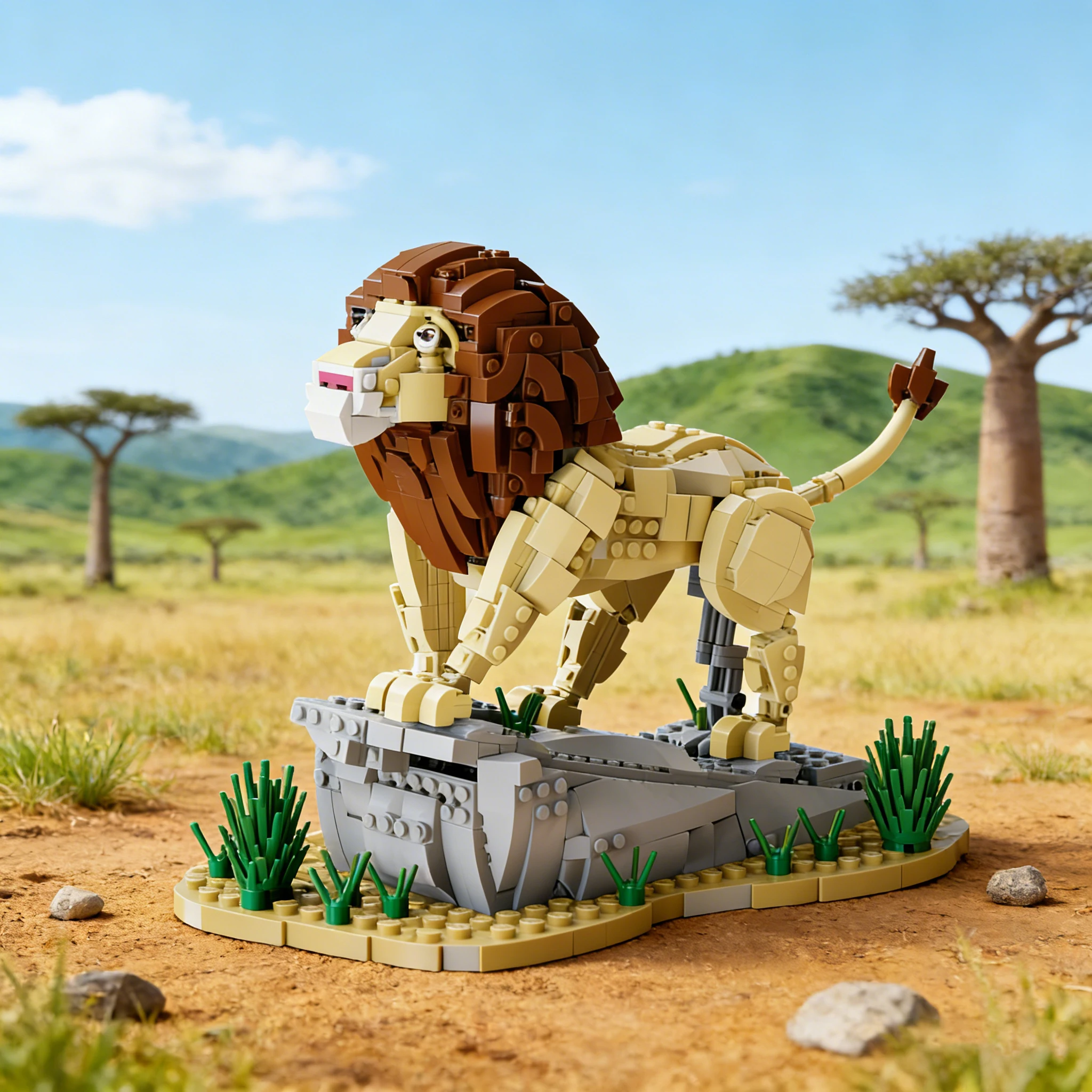 Idea Series The King of Lion Building Block Creative Expert Classic Animal World Lion Model Bricks Toys For Kid Gift MOC
Idea Series The King of Lion Building Block Creative Expert Classic Animal World Lion Model Bricks Toys For Kid Gift MOC