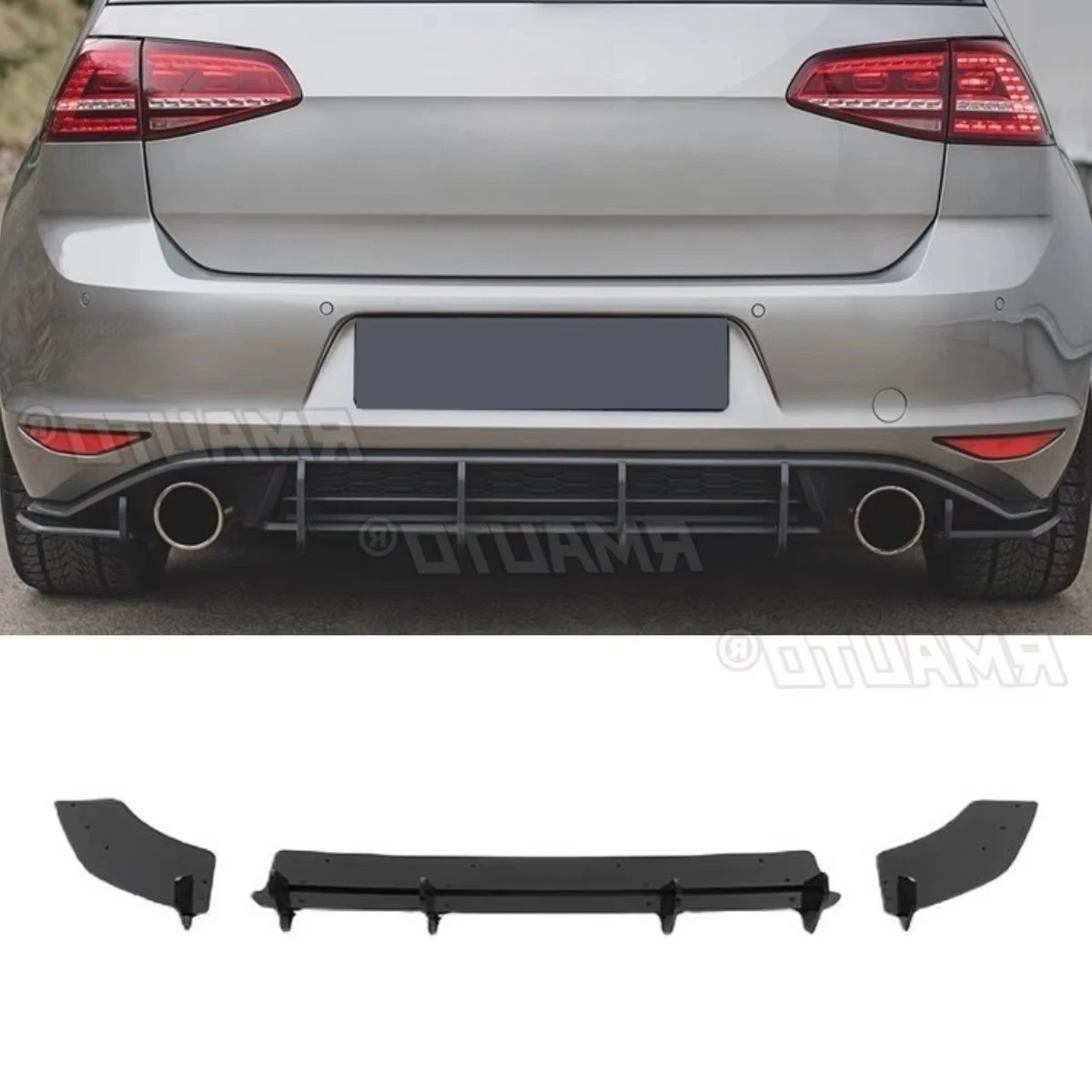 For Volkswagen Golf 7 GTI V2 Style Car Rear Bumper Spoiler Lip Diffuser Modification Part Bumper Guard Protector Cover
For Volkswagen Golf 7 GTI V2 Style Car Rear Bumper Spoiler Lip Diffuser Modification Part Bumper Guard Protector Cover