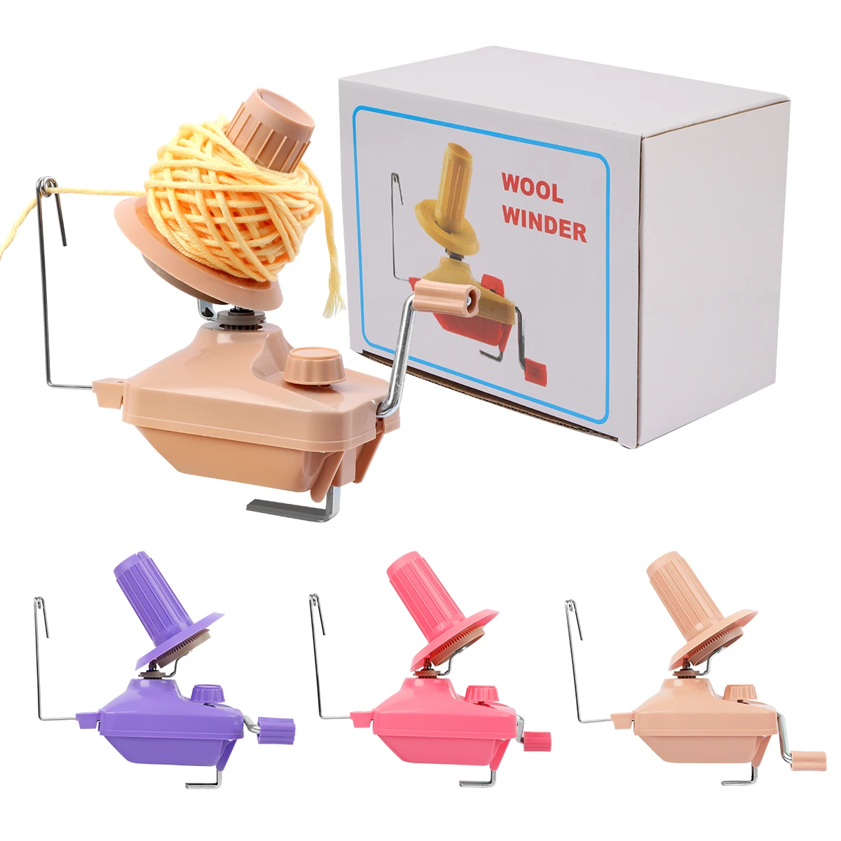 1Pcs Manual Household Yarn Winding Machine Yarn Ball Finishing Winder Sewing Weaving Tools DIY Hand Knitting Accessories
1Pcs Manual Household Yarn Winding Machine Yarn Ball Finishing Winder Sewing Weaving Tools DIY Hand Knitting Accessories