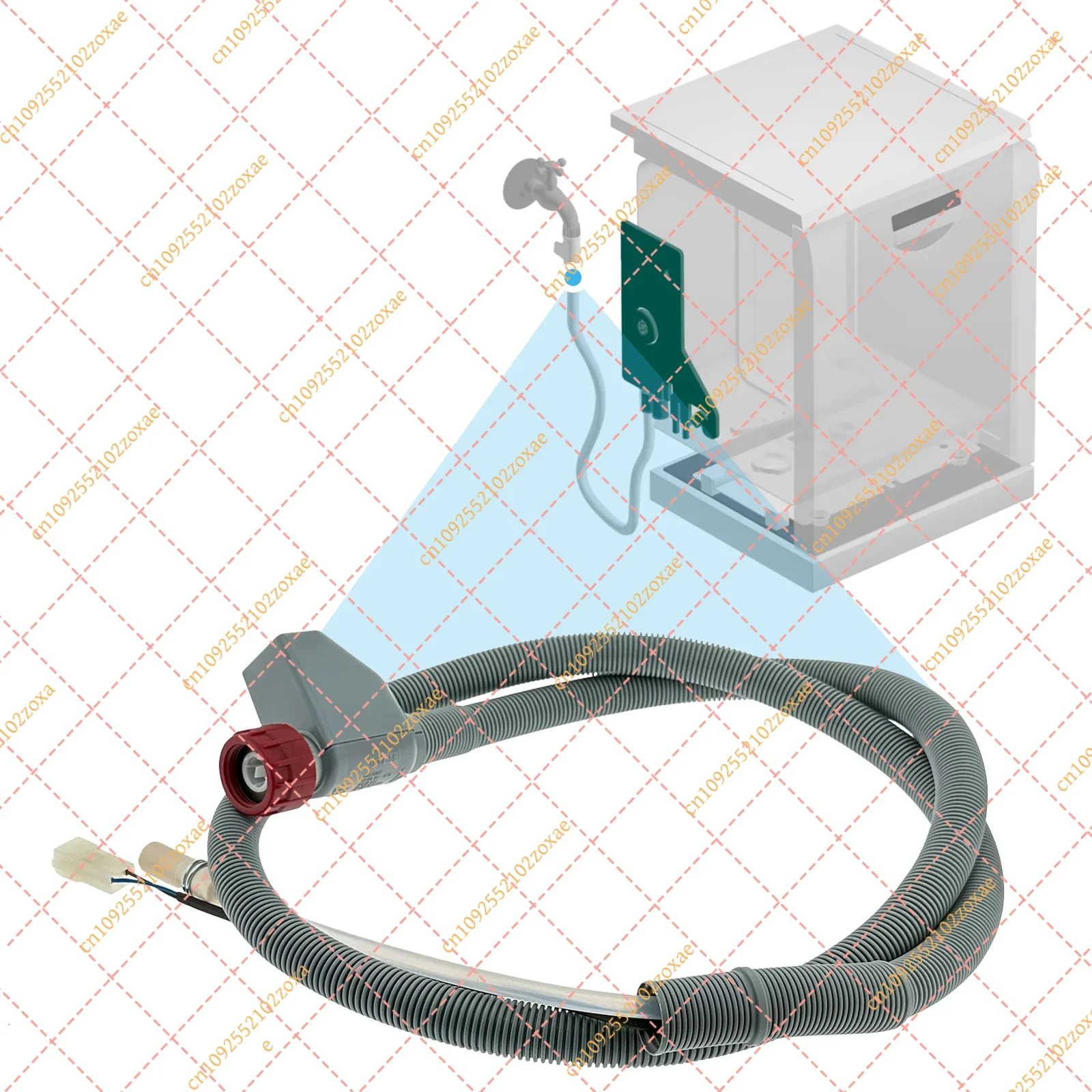 220-240V Electronic Safety Inlet Pipe 1.5m Inlet Valve 3/4 Thread for Meno Siemens Bosch Washing Machine Dishwasher
220-240V Electronic Safety Inlet Pipe 1.5m Inlet Valve 3/4 Thread for Meno Siemens Bosch Washing Machine Dishwasher