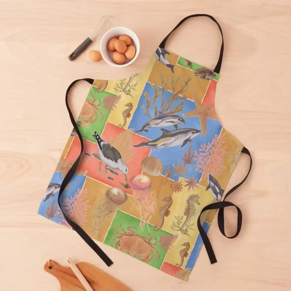 Coastal sea-life patchwork. Apron Utensils For Kitchen waterproof for women Things For Kitchen Home Cleaning Apron
Coastal sea-life patchwork. Apron Utensils For Kitchen waterproof for women Things For Kitchen Home Cleaning Apron