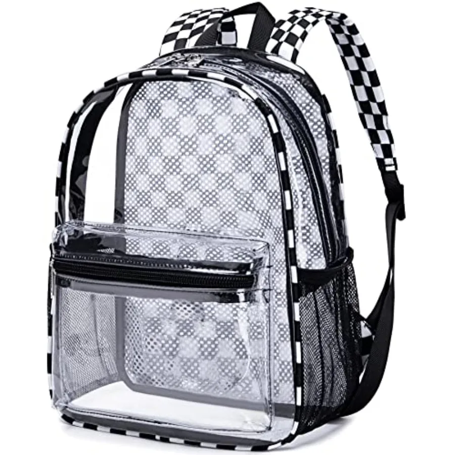 Clear Mini Backpack for Stadium Events 12x12x6 Small Transparent Backpacks Plastic See Through Clear Bag for Concerts Work Fest
Clear Mini Backpack for Stadium Events 12x12x6 Small Transparent Backpacks Plastic See Through Clear Bag for Concerts Work Fest