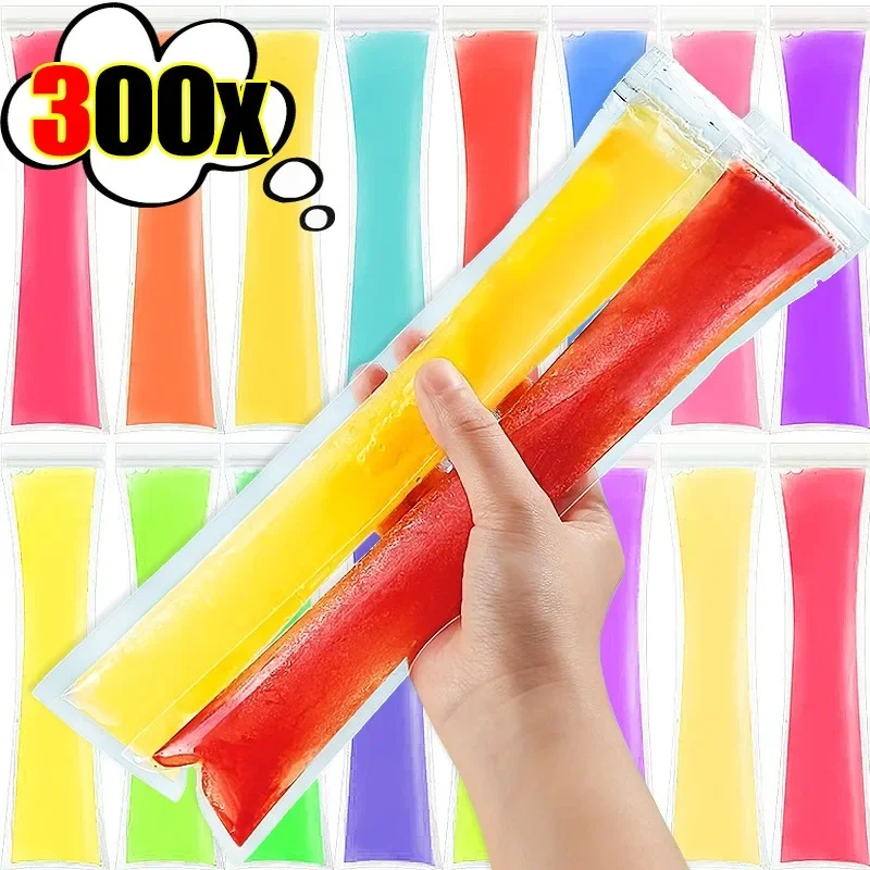 300/50Pcs Disposable Transparent Popsicle Bags Ice Cream Juice Yogurt Chocolate Ice Bags DIY Kitchen Accessories Cool Summer
300/50Pcs Disposable Transparent Popsicle Bags Ice Cream Juice Yogurt Chocolate Ice Bags DIY Kitchen Accessories Cool Summer
