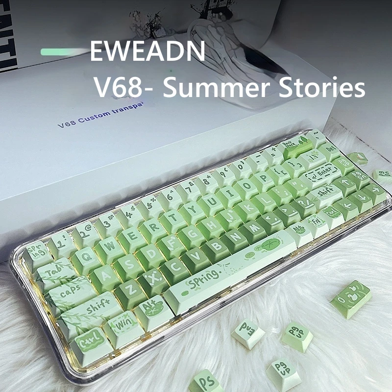 Eweadn V68 Wireless Bluetooth Tri-Mode Mechanical Keyboard Customized Girls Gaming Office Rgb Compact High-Value For Ios Win
Eweadn V68 Wireless Bluetooth Tri-Mode Mechanical Keyboard Customized Girls Gaming Office Rgb Compact High-Value For Ios Win