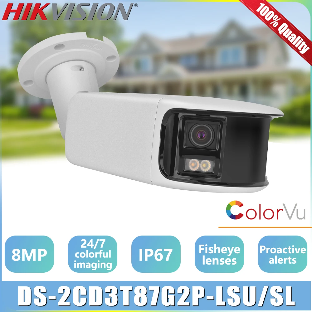 HIKVISION DS-2CD3T87G2P-LSU/SL 8MP IP67 H265+ WDR 24/7 colorful imaging Proactive alarm Personnel and vehicle detection
HIKVISION DS-2CD3T87G2P-LSU/SL 8MP IP67 H265+ WDR 24/7 colorful imaging Proactive alarm Personnel and vehicle detection