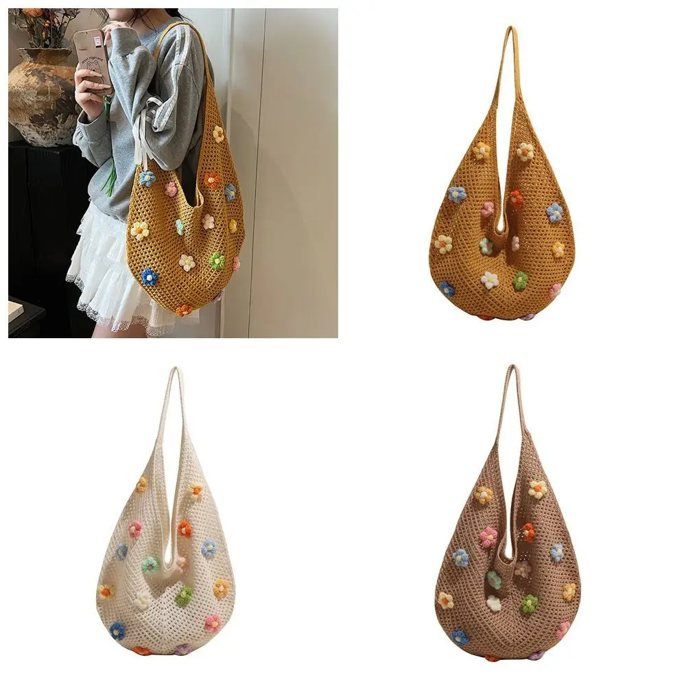 Hollow Out Flower Thread Woven Bag Tote Bag Beach Handbag Beach Bag Large Capacity Bohemian Style Hollow Shoulder Bag Girls
Hollow Out Flower Thread Woven Bag Tote Bag Beach Handbag Beach Bag Large Capacity Bohemian Style Hollow Shoulder Bag Girls