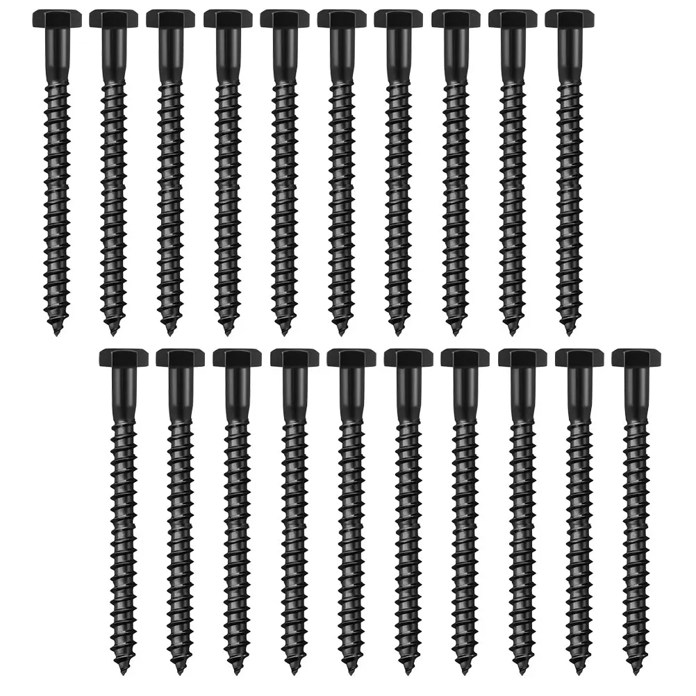20 шт. болты с зазором из углеродистой стали, сверхмощные деревянные винты 90 мм M8, устойчивые к коррозии черные крепежные детали для наружных ворот
20 шт. болты с зазором из углеродистой стали, сверхмощные деревянные винты 90 мм M8, устойчивые к коррозии черные крепежные детали для наружных ворот