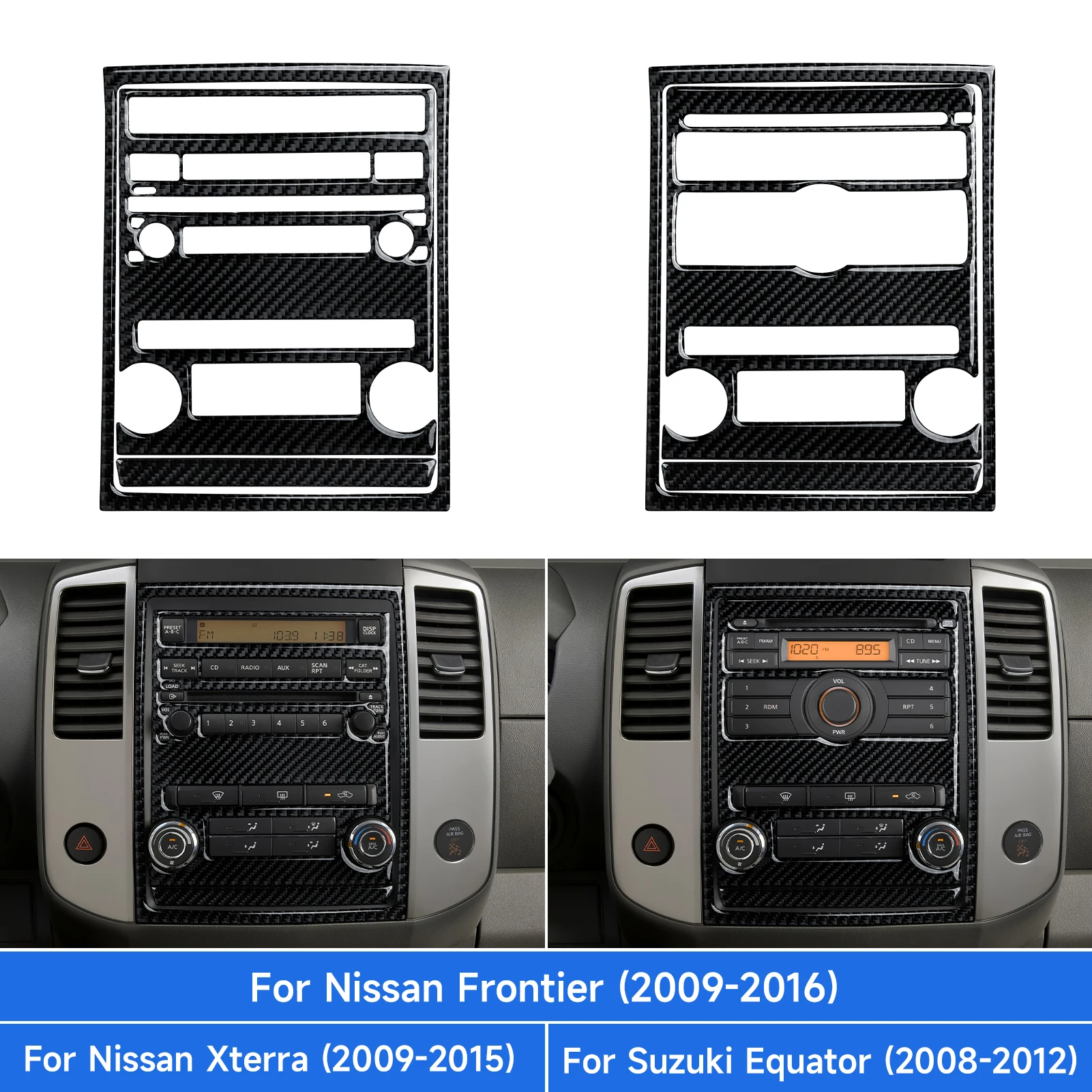 Carbon Fiber Trim Sticker. Car Center Console CD Panel. For Nissan Frontier Xterra. For Suzuki Equator Accessories.
Carbon Fiber Trim Sticker. Car Center Console CD Panel. For Nissan Frontier Xterra. For Suzuki Equator Accessories.
