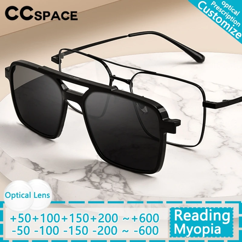 Классические поляризационные очки для близорукости на клипсе, мужские очки для чтения, солнцезащитные очки с линзами-пилотом, двойной луч, титановый сплав, оптический магнитный
Классические поляризационные очки для близорукости на клипсе, мужские очки для чтения, солнцезащитные очки с линзами-пилотом, двойной луч, титановый сплав, оптический магнитный