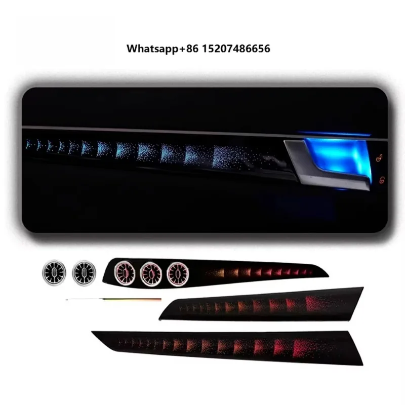 64 Colors Ambient Lighting for C-Class W204 Interior Decoration Lights Symphony Rhythm for Car Upgrade
64 Colors Ambient Lighting for C-Class W204 Interior Decoration Lights Symphony Rhythm for Car Upgrade