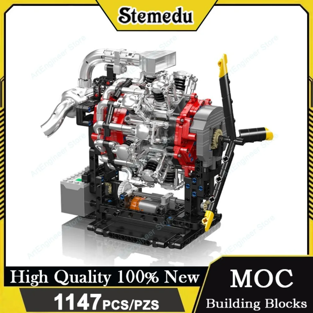 Mold King 10211, наборы моделей звездного аэродвигателя, моторизованный радиальный авиационный двигатель, детские игрушки STEM, наборы строительных блоков, рождественские подарки
Mold King 10211, наборы моделей звездного аэродвигателя, моторизованный радиальный авиационный двигатель, детские игрушки STEM, наборы строительных блоков, рождественские подарки