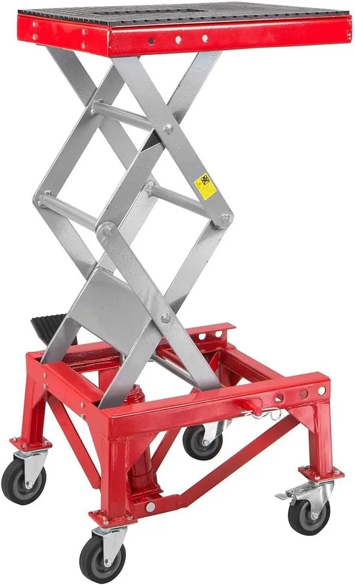 300LBS Motorcycle Dirt Bike ATV Motorcycle Bike Scissor Jack Lifts Hoist Mini Crank Hydraulic Foot Operated Lift Red
300LBS Motorcycle Dirt Bike ATV Motorcycle Bike Scissor Jack Lifts Hoist Mini Crank Hydraulic Foot Operated Lift Red