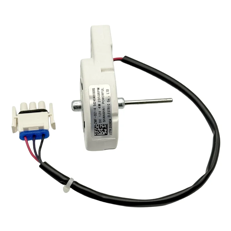 WHYY-ZWF-02-4 50240401000S Refrigerator Fan Motor For Midea Ronshen Hisense Meiling Spare Parts DC12V 4W 2350RPM
WHYY-ZWF-02-4 50240401000S Refrigerator Fan Motor For Midea Ronshen Hisense Meiling Spare Parts DC12V 4W 2350RPM