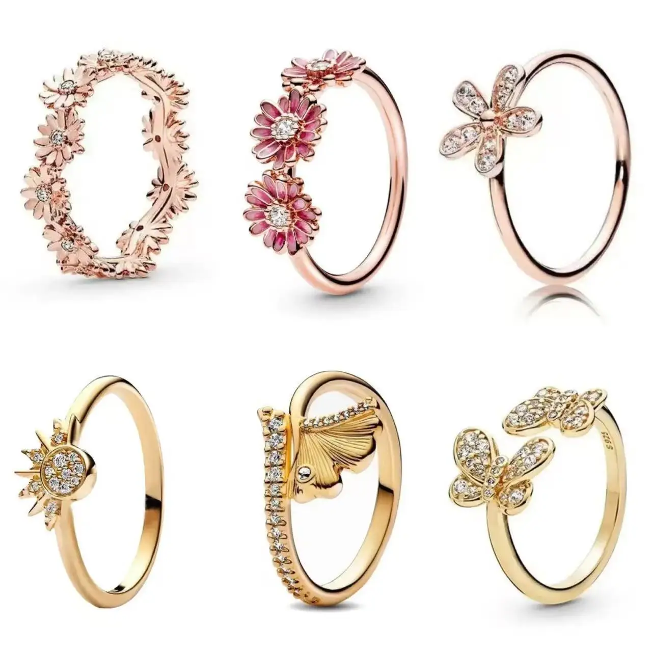 925 Sterling Silver Splendid Flower Series: Luxe Flower Rings with Dazzling Accents Made for Formal Events—Elevates Party & Wed
925 Sterling Silver Splendid Flower Series: Luxe Flower Rings with Dazzling Accents Made for Formal Events—Elevates Party & Wed