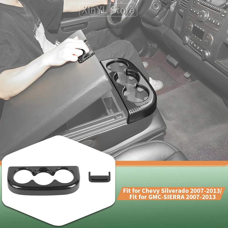 Car ABS Front Armrest Cup Holder Storage Box Cover For Chevy Silverado/GMC-SIERRA 2007-2013 Carbon fiber style Car Accessories
Car ABS Front Armrest Cup Holder Storage Box Cover For Chevy Silverado/GMC-SIERRA 2007-2013 Carbon fiber style Car Accessories